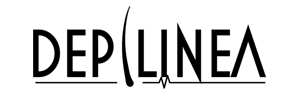 logo depilinea en negro